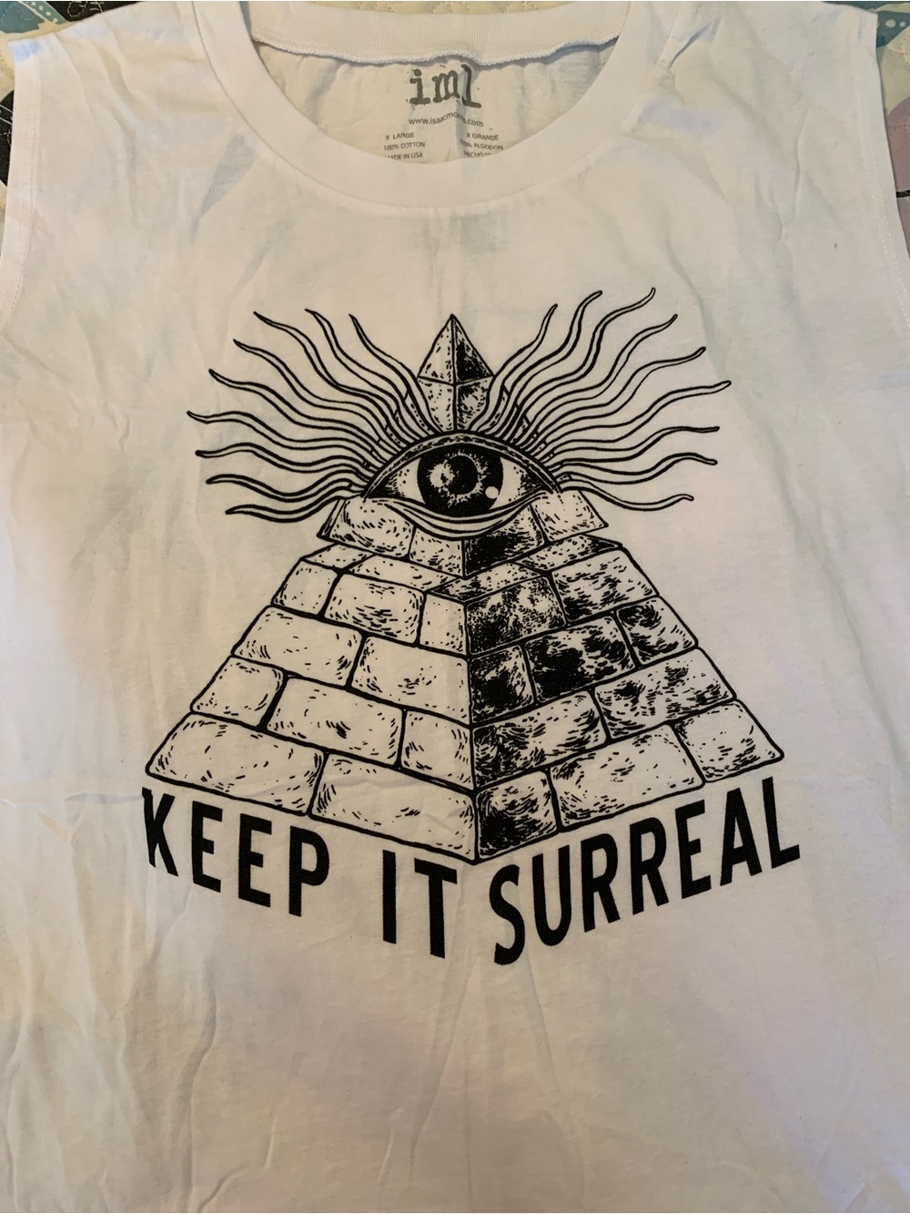 Keep It Surreal Eye Pyramid Graphic Tee